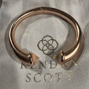 Kendra Scott Rose Gold and Crystal Cuff Bracelet